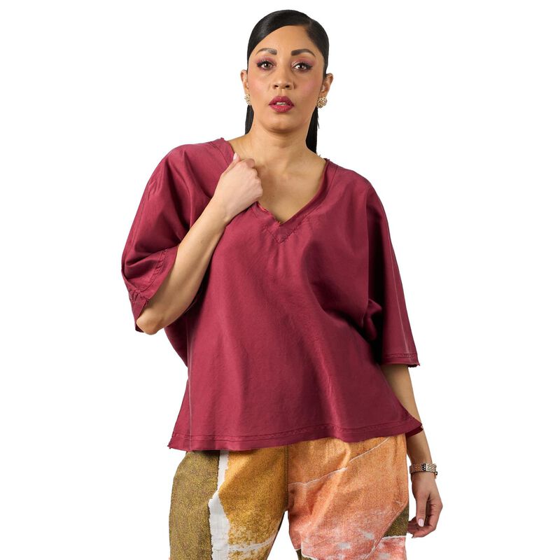 La Vaca Loca V-Neck Shortsleeve Top image number 0